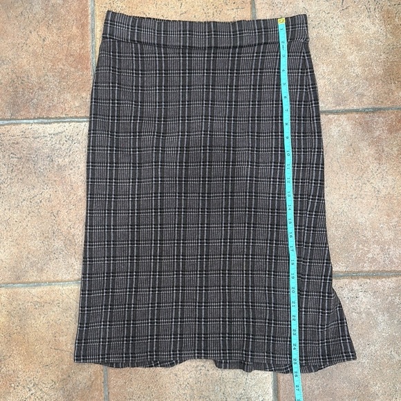 Vintage Diane Von Furstenburg Two Piece Plaid Style Skirt Suit Set size 6 - Picture 9 of 12